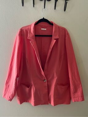 Maurices Coral Single-Button Blazer